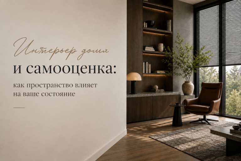 Интерьер дома и самооценка. как пространство влияет на ваше состояние