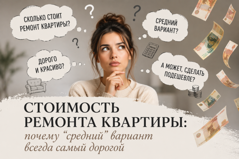 сколько стоит ремонт квартиры комфортный интерьер