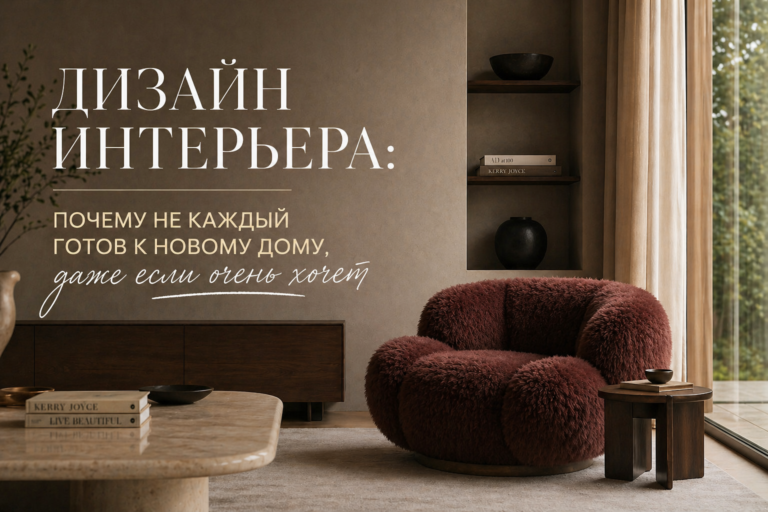 дизайн интерьера почему не каждый готов к новому дому современный интерьер гостиная